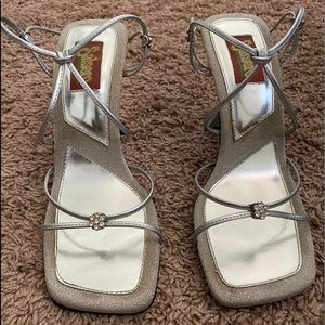 Silver Salsero Heeled sandals